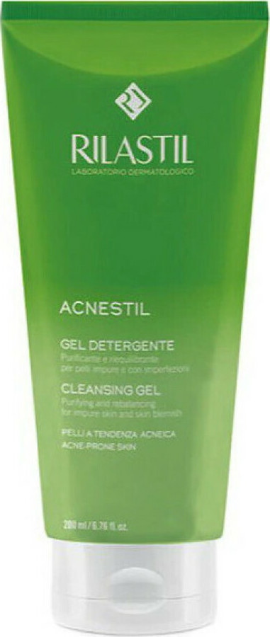 Rilastil Acnestil Gel Καθαρισμού Προσώπου για Ακνεϊκές Επιδερμίδες 200ml