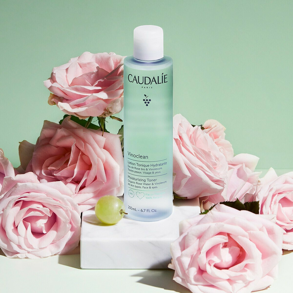 Caudalie Vinoclean Lotion Τόνωσης Προσώπου για Όλους τους Τύπους 200ml - Image 2