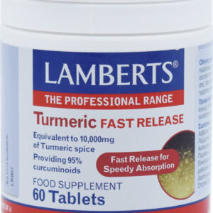 Lamberts Turmeric Fast Release 200mg 60 ταμπλέτες