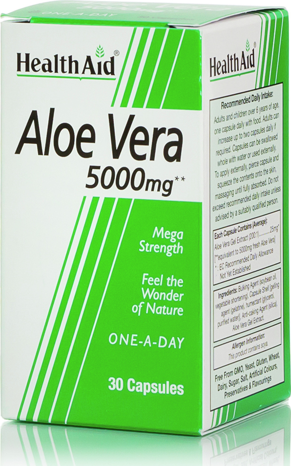 Health Aid Aloe Vera 30 κάψουλες - Image 3