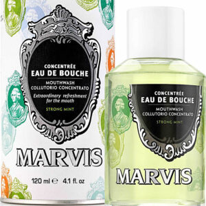 Marvis Concentrated Mouthwash Strong Mint Στοματικό Διάλυμα Καθημερινής Προστασίας 120ml