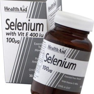 Health Aid Selenium & Vitamin E 100mg 30 κάψουλες