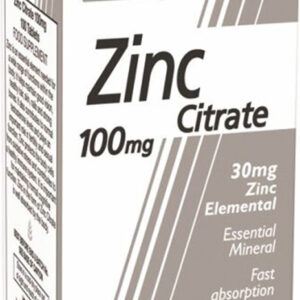 Health Aid Zinc Citrate 100mg 100 ταμπλέτες