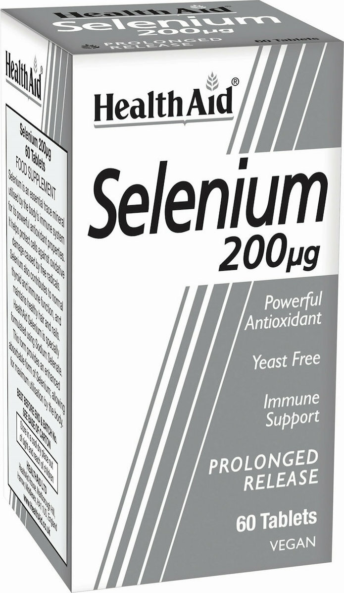 Health Aid Selenium 200mg 60 ταμπλέτες