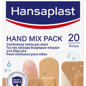 Hansaplast Hand Mix Pack Αυτοκόλλητα Επιθέματα 20τμχ