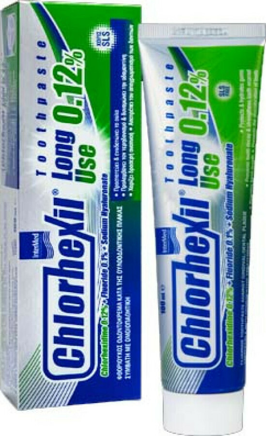 InterMed Chlorhexil 0.12% Long Use Οδοντόκρεμα με Χλωρεξιδίνη κατά της Πλάκας Ουλοοδοντικής 100ml