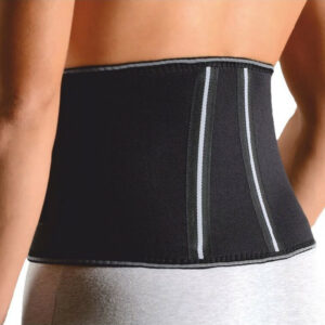 Anatomic Line 5041 Ζώνη Μέσης Neoprene με Μπανέλες Ύψους 20cm σε Μαύρο χρώμα
