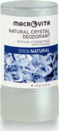 Macrovita Natural Αποσμητικός Κρύσταλλος σε Stick 120gr