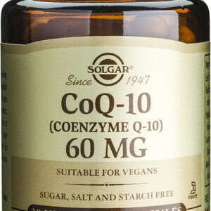 Solgar COQ-10 (Coenzyme Q-10) χωρίς Γλουτένη 60mg 30 φυτικές κάψουλες