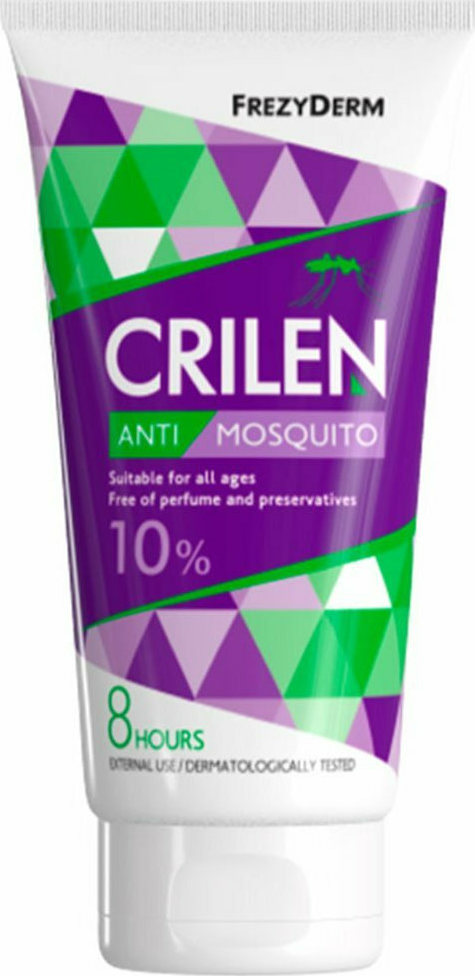 Frezyderm Crilen Anti Mosquito 10% Άοσμο Εντομοαπωθητικό Γαλάκτωμα σε Σωληνάριο Κατάλληλο για Παιδιά 150ml
