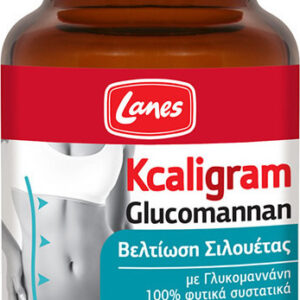Lanes Kcaligram Γλυκομαννάνη Βελτίωση Σιλουέτας & Απώλεια Βά 60 κάψουλες