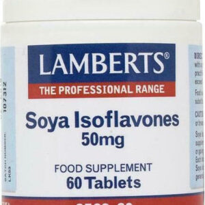 Lamberts Soya Isoflavones 50mg Συμπλήρωμα για την Εμμηνόπαυση 60 ταμπλέτες