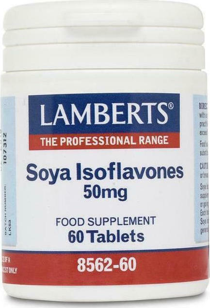 Lamberts Soya Isoflavones 50mg Συμπλήρωμα για την Εμμηνόπαυση 60 ταμπλέτες