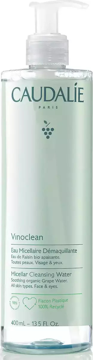 Caudalie Vinoclean Micellar Water Αφαίρεσης Μακιγιάζ Προσώπου 400ml