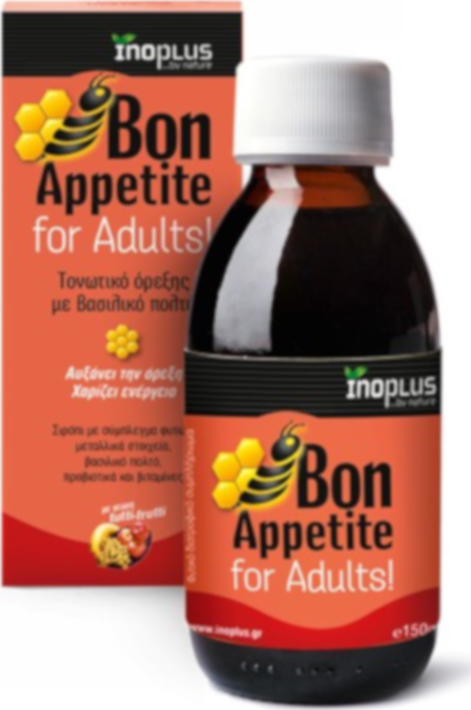 Ino Plus Bon Appetite Adults Βιταμίνη για Ενέργεια, Ενίσχυση του Ανοσοποιητικού & τα Μαλλιά 150ml