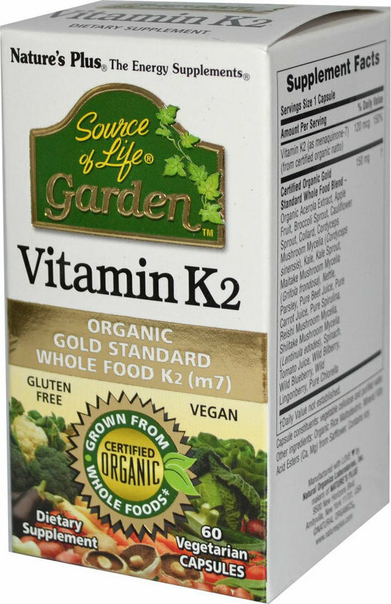 Nature's Plus Βιταμίνη K για την Υγεία των Οστών 60 φυτικές κάψουλες - Image 5