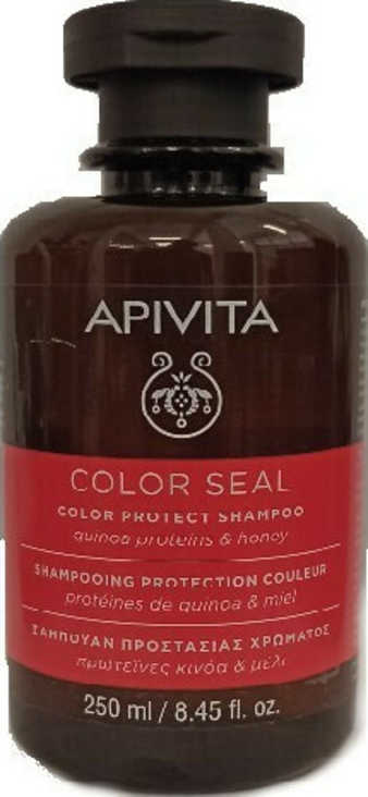 Apivita Color Seal Quinoa Proteins & Honey Σαμπουάν Ενυδάτωσης & Διατήρησης Χρώματος για Βαμμένα Μαλλιά 250ml