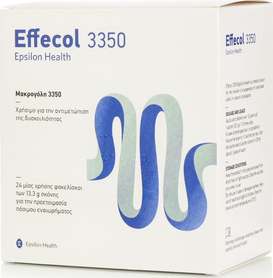 Epsilon Health Effecol 3350 Ειδικό Συμπλήρωμα Διατροφής 24 φακελίσκοι