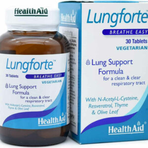 Health Aid Lungforte Breathe Easy Ειδικό Συμπλήρωμα Διατροφής 30 ταμπλέτες