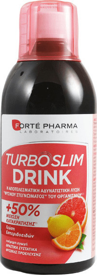 Forte Pharma Turboslim Drink Συμπλήρωμα για Αδυνάτισμα 500ml Εσπεριδοειδή