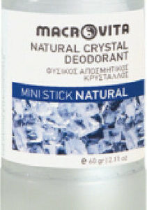 Macrovita Natural Mini Αποσμητικός Κρύσταλλος σε Stick 60gr