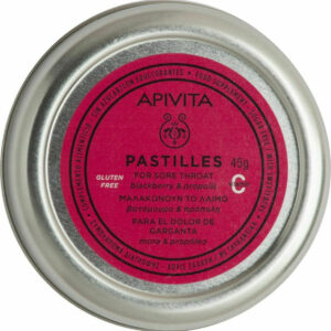 Apivita Pastilles για Παιδιά Χωρίς Ζάχαρη & Γλουτένη Βατόμουρο & Πρόπολη 45gr