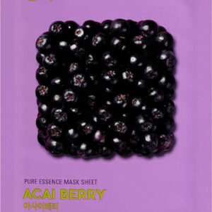Holika Holika Pure Essence Sheet Acai Berry Sheet Μάσκα Προσώπου για Αναζωογόνηση 20ml