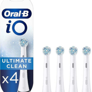 Oral-B iO Ultimate Clean Ανταλλακτικές Κεφαλές για Ηλεκτρική Οδοντόβουρτσα White White 4τμχ