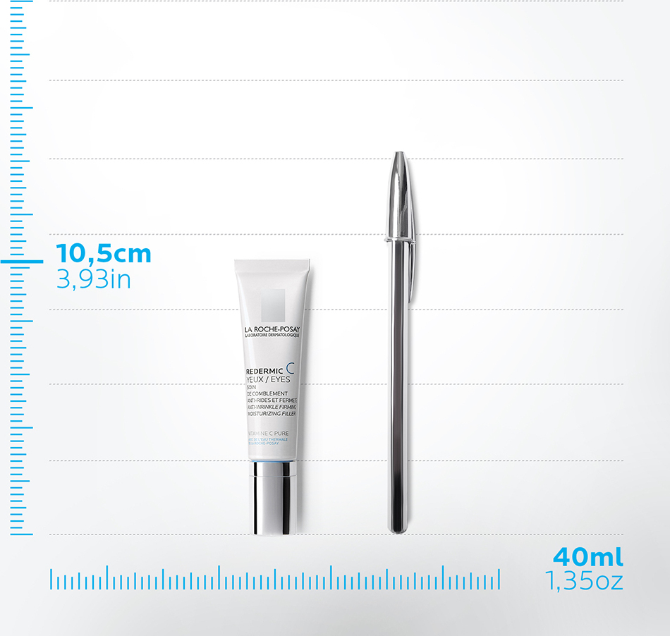 La Roche Posay Redermic C Αντιγηραντική & Συσφικτική Κρέμα Ματιών κατά των Μαύρων Κύκλων με Υαλουρονικό Οξύ & Βιταμίνη C 15ml - Image 4