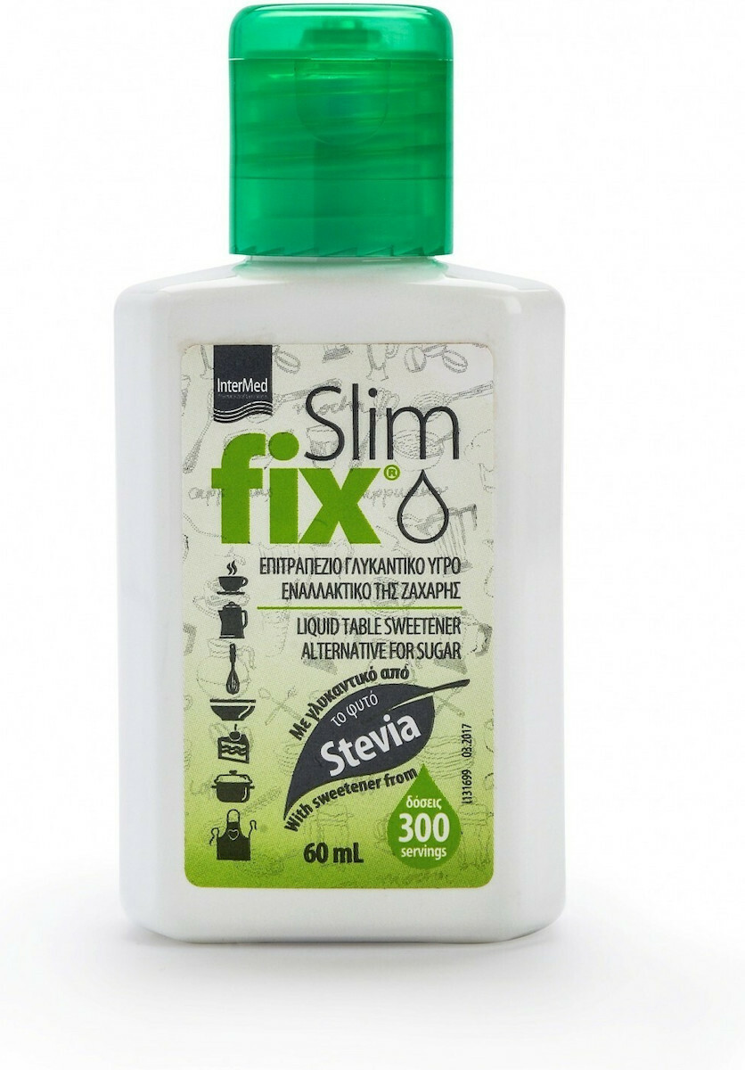 InterMed Slim Fix Στέβια Υγρό 60ml