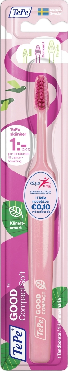 TePe Good Compact Οδοντόβουρτσα Soft (Τυχαία Επιλογή)