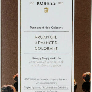 Korres Argan Oil Advanced Colorant Βαφή Μαλλιών Χωρίς Αμμωνία 8.0 Ξανθό Ανοιχτό Φυσικό 50ml