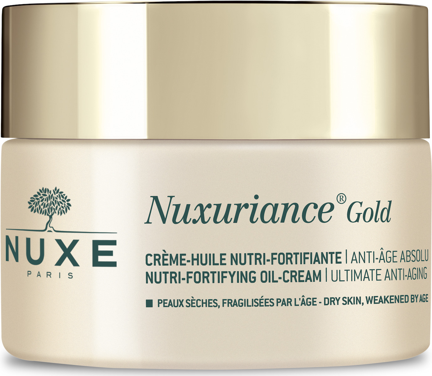 Nuxe Nuxuriance Gold Nutri-Fortifying Αντιγηραντική Κρέμα Προσώπου Ημέρας με Υαλουρονικό Οξύ 50ml