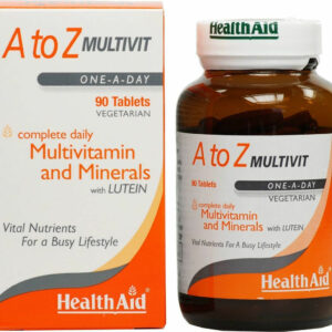 Health Aid A To Z Multivit Πολυβιταμίνη για Ενέργεια 90 ταμπλέτες