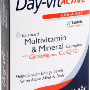 Health Aid Day-Vit Active Πολυβιταμίνη για Ενέργεια 30 x 1 ταμπλέτες