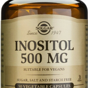 Solgar Inositol 500mg Συμπλήρωμα για το Άγχος 50 φυτικές κάψουλες
