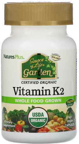 Nature's Plus Βιταμίνη K για την Υγεία των Οστών 60 φυτικές κάψουλες - Image 2