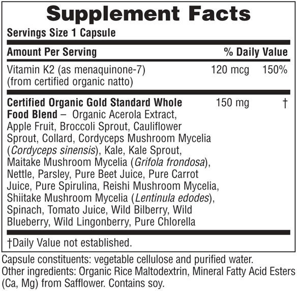 Nature's Plus Βιταμίνη K για την Υγεία των Οστών 60 φυτικές κάψουλες - Image 7
