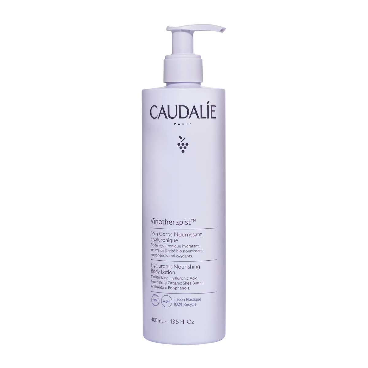 Caudalie Vinotherapist Ενυδατική Lotion Σώματος με Υαλουρονικό Οξύ για Κανονικές Επιδερμίδες 400ml