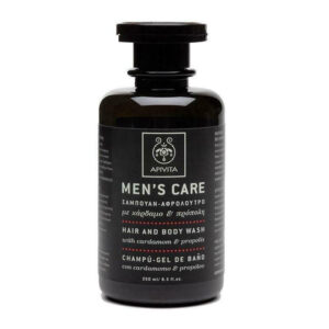 Apivita Men's Care Αφρόλουτρο για Άνδρες για Σώμα & Μαλλιά Κάρδαμο & Πρόπολη 250ml