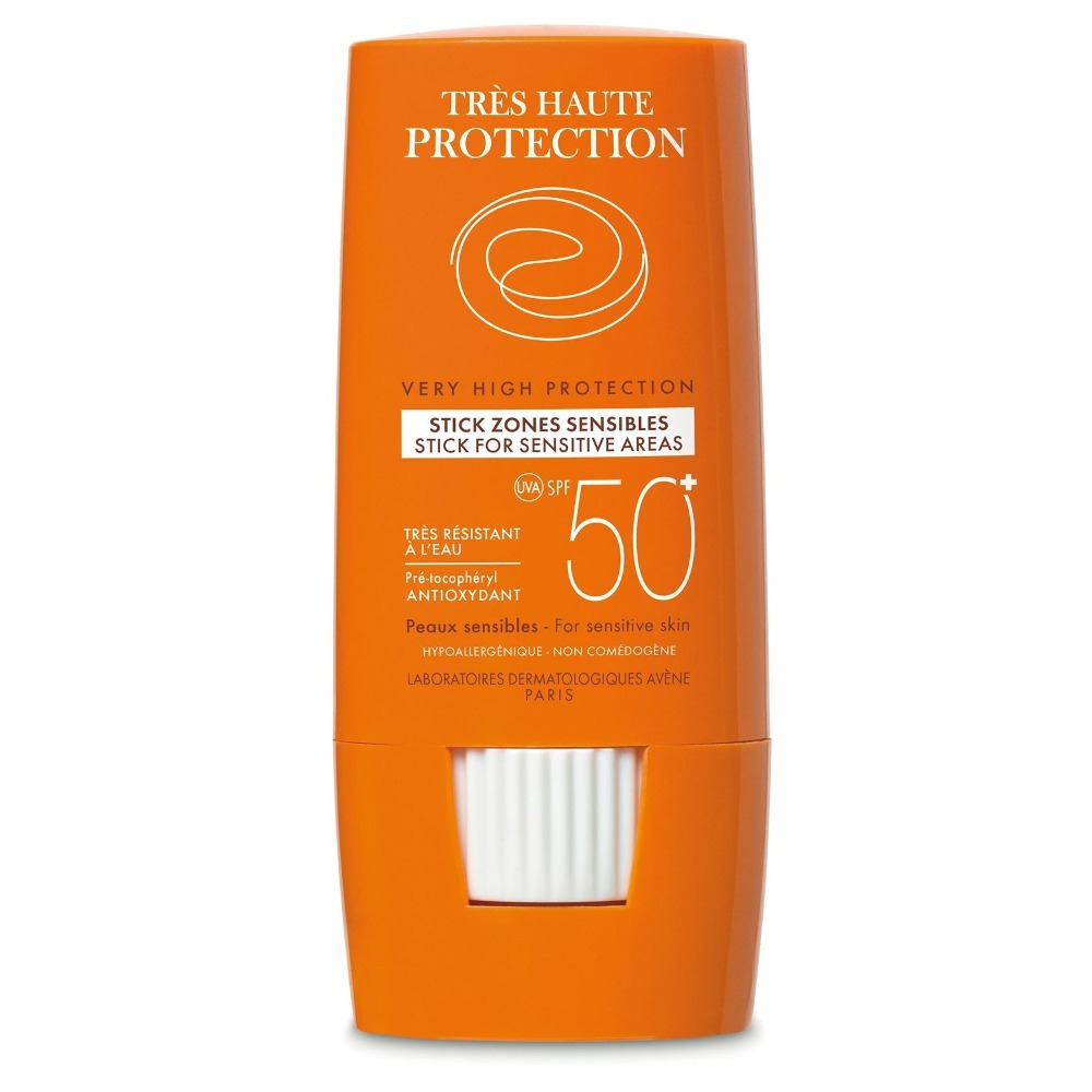 Eau Thermale Avène Zones Sensibles Αδιάβροχο Αντηλιακό Stick Προσώπου SPF50 8gr