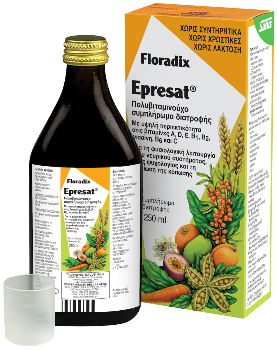 Salus Haus Epresat Πολυβιταμίνη για Ενέργεια 250ml