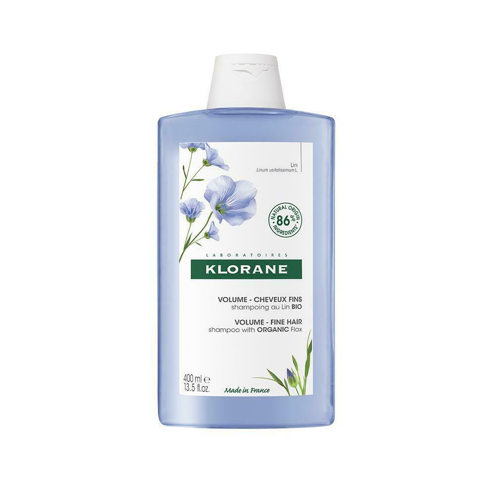 Klorane Linum Σαμπουάν Όγκου για Εύθραυστα Μαλλιά 400ml