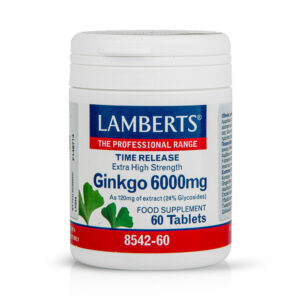 Lamberts Time Release Ginkgo 6000mg 60 ταμπλέτες