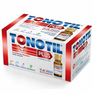 Tonotil Plus Πολυβιταμίνη 15τμχ x 10ml για Ενέργεια