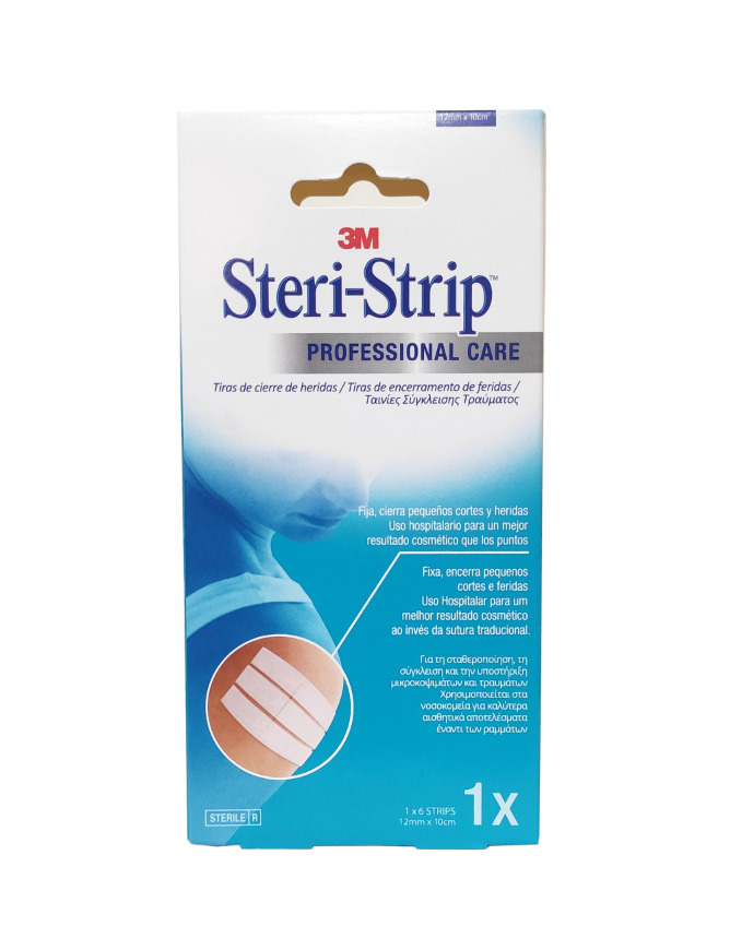 3M Steri-Strip Αυτοκόλλητα Ράμματα 100x12mm 6τμχ