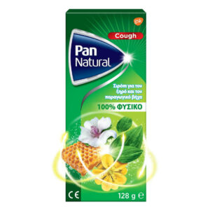 Haleon Pan Natural Σιρόπι για Ξηρό και Παραγωγικό Βήχα χωρίς Γλουτένη 128gr