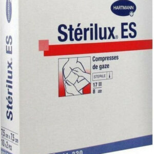 Hartmann Sterilux ES Αποστειρωμένες Γάζες 17 κλωστών, 16πλή 17x30cm 12τμχ