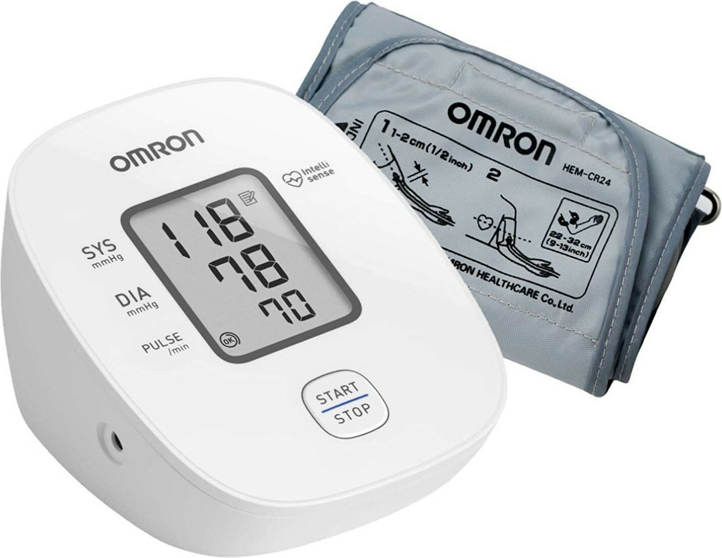 Omron M2 Basic Ηλεκτρονικό Πιεσόμετρο Μπράτσου με ανίχνευση Αρρυθμίας HEM-7121J-E - Image 3