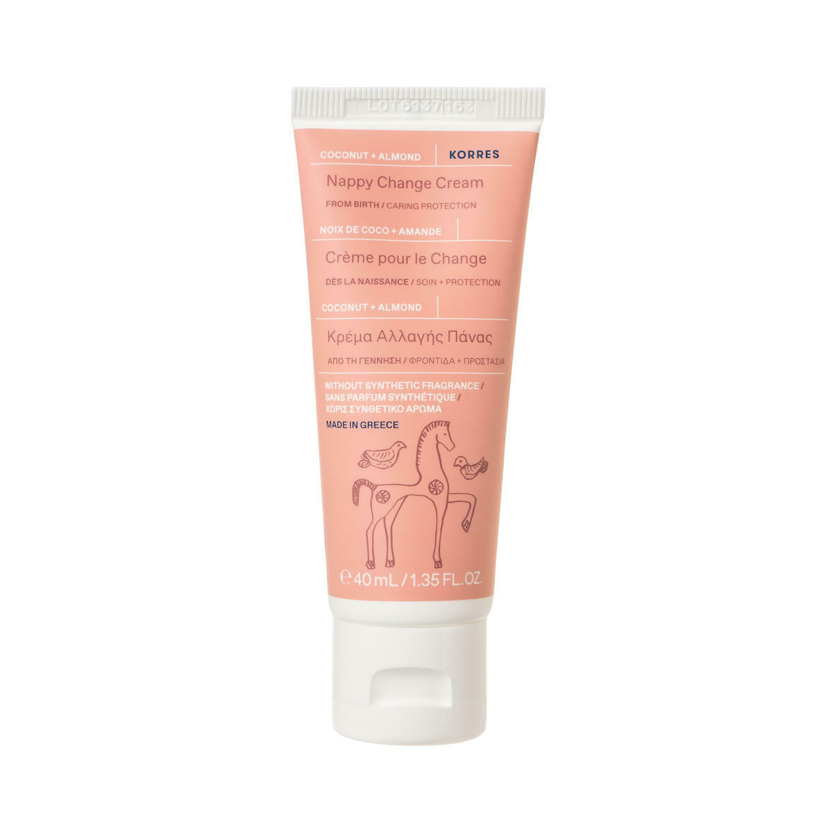 Korres Nappy Κρέμα Καρύδα & Αμύγδαλο 40ml